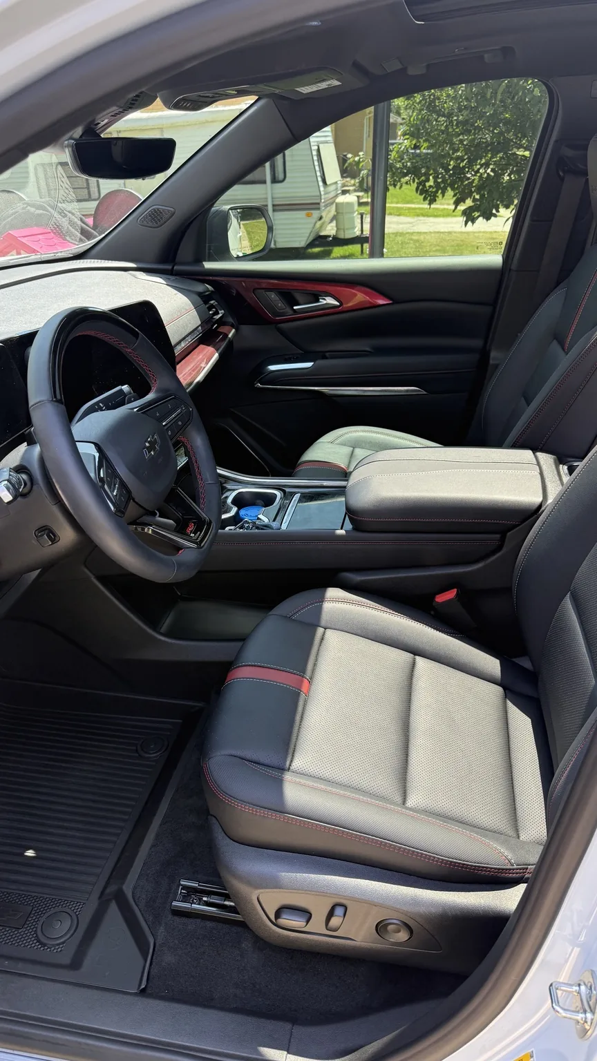 Chevrolet SUV interior after detailing