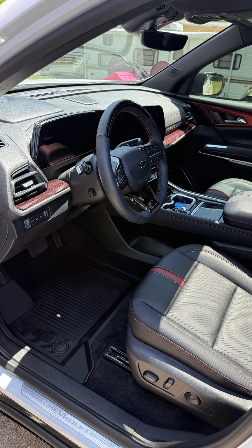 Chevrolet Traverse interior after a Full Interior Detail